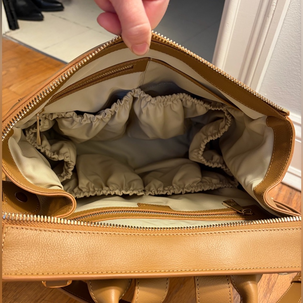 Mina Baie Midi Harper: Tan Leather - Picture 5 of 5